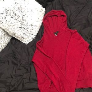 A dark red forever 21 sweater!(thin)